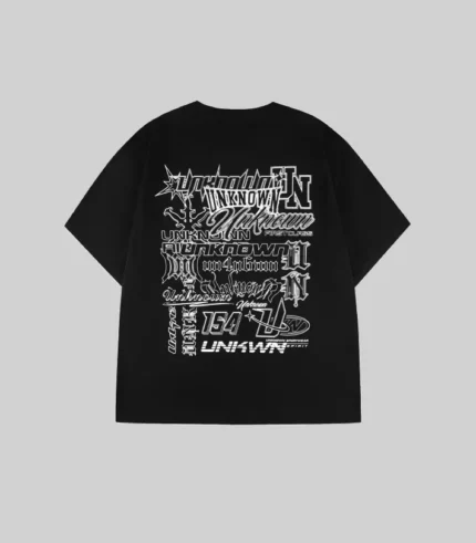UNKNOWN LONDON Multi Logo T Shirt 1