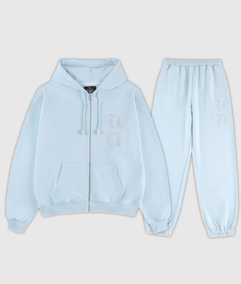 Unknown London Rhinestone Tracksuit Baby Blue 5 Unknown London Rhinestone Tracksuit Baby Blue 5